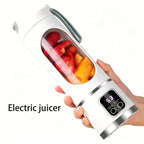 Unleash Your Inner Chef with the Ultimate Portable 15.22 Oz USB Rechargeable Blender - Perfect for Smoothies & Juices with LED Display!