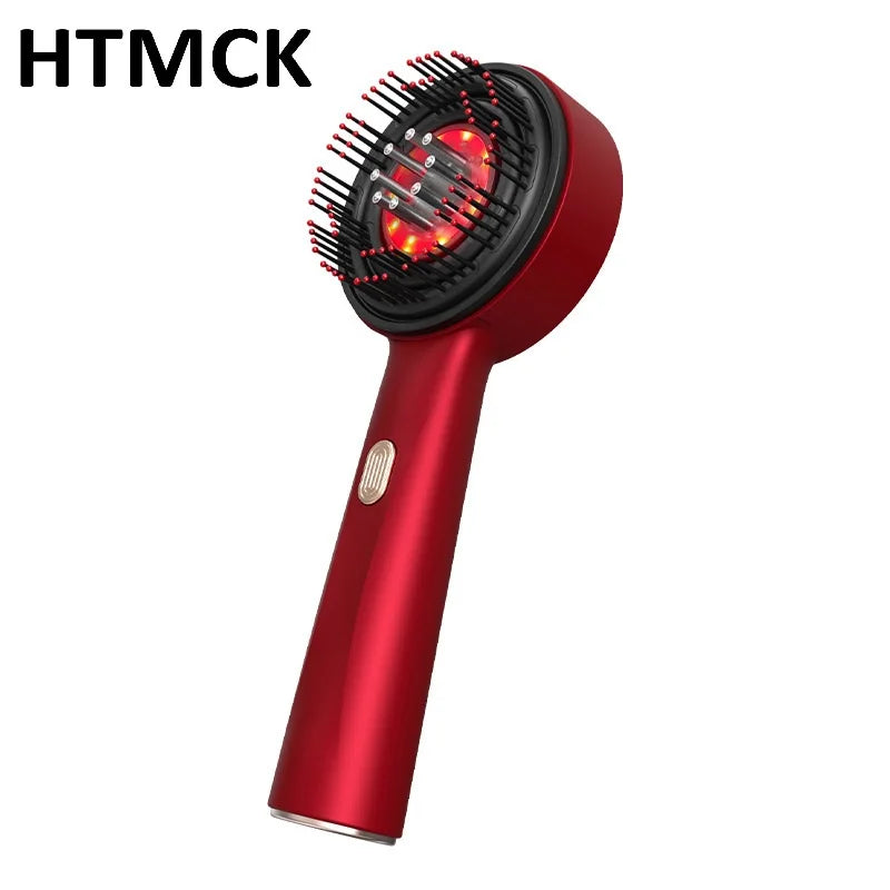 Red Light Scalp Massage Brush & Essential Oil Hair Care Comb