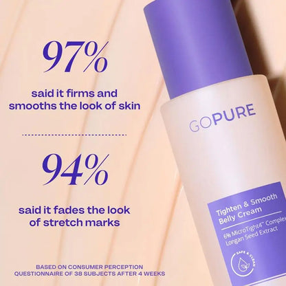 Revitalize Your Skin with 125Ml GOPURE Tighten & Smooth Belly Cream – The Ultimate Nourishing Lotion for Postpartum Care
