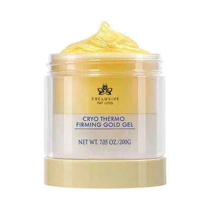 Cryo Thermo Firming Gold Gel, anti Cellulite Body Firming Cream for Saggy Skin Boost Skin Elasticity Lifting Tightening Sculpt