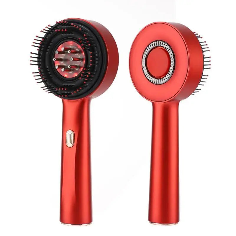 Red Light Scalp Massage Brush & Essential Oil Hair Care Comb