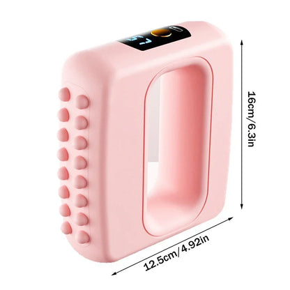 Electric Fascia Ring Massager Full Body Slimming Deep Tissue Vibration Massage with Belt Adjustable for Fat Burning&Shaping