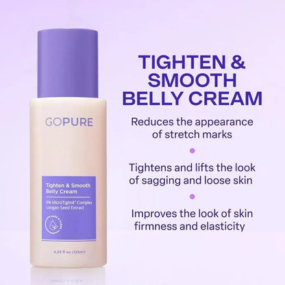 Revitalize Your Skin with 125Ml GOPURE Tighten & Smooth Belly Cream – The Ultimate Nourishing Lotion for Postpartum Care