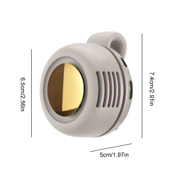 Portable Waist Clip USB Fan Mini Quiet Buckle Clamp Cooling Fan for Outdoor Work Hiking Travel Home Personal Cooling Use Set Kit