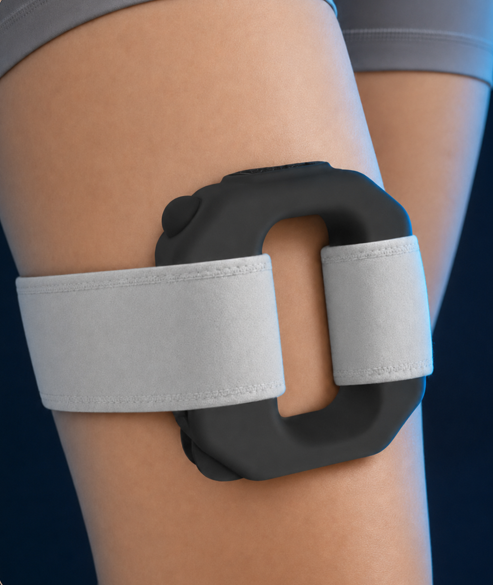 Original fascia ring positioned around the leg