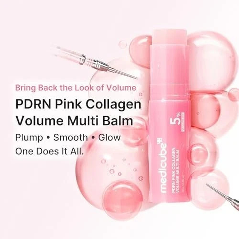 Revitalize Your Skin with Medicube PDRN Pink Collagen Volume Multi Balm - 10g Anti-Aging Powerhouse with 5% Volufiline