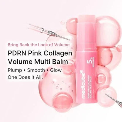 Revitalize Your Skin with Medicube PDRN Pink Collagen Volume Multi Balm - 10g Anti-Aging Powerhouse with 5% Volufiline